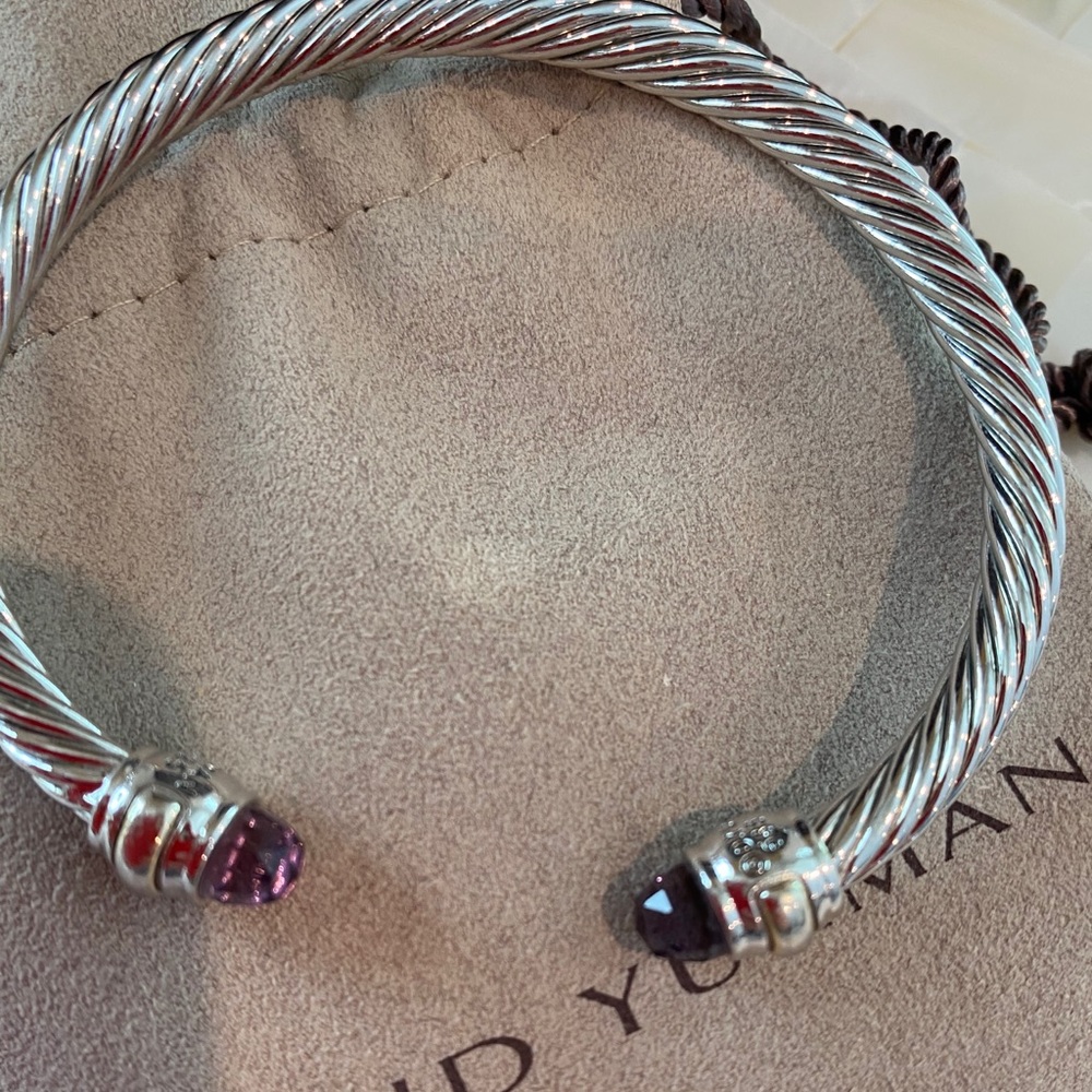 David Yurman amethyst stone bracelet